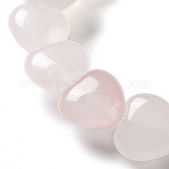Natürlichen Rosenquarz Perlen Stränge&nbsp;G-P528-C04-01