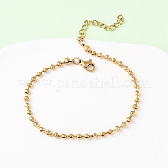304 Edelstahl-Kugelkettenarmbänder&nbsp;LS-BJEW-C134-01C-G