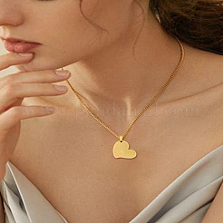 2 pz 304 acciaio inossidabile cuore preghiera del Signore ciondolo croce&nbsp;STAS-LP0002-81