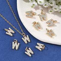 Pendentifs en laiton Shegrace avec micro-pavé de zircone cubique transparente&nbsp;XGRQ29692-394G-W