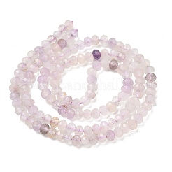 Facettierten natürlichen Amethyst Perlen Stränge&nbsp;G-RM241221-N6