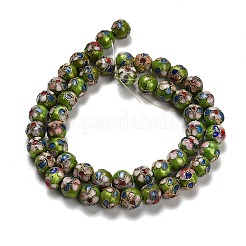 Handmade Cloisonne Perlen&nbsp;CLB-O001-M10-03