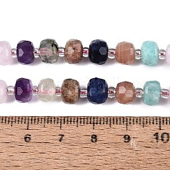 Fili di perline naturali di sodalite&nbsp;G-Q614-03A-01
