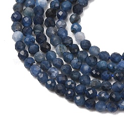Colliers de perles de pietersite bleue naturelle&nbsp;GG-CBAA8F4-B07-2mm