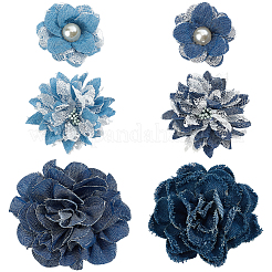 6 stücke 6 arten tuch ornament zubehör&nbsp;DIY-CY0003-19