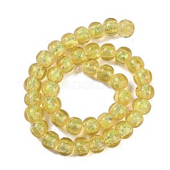 Fili di perline di lampwork in lamina fatti a mano&nbsp;FOIL-K003-04J