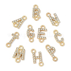 26 pièce 26 styles de breloques de connecteur en alliage de cristal strass&nbsp;FIND-CJZ0001-001KCG
