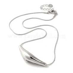 Collane a catena a serpente in acciaio inossidabile 304 con placcatura sotto vuoto anti-ossidazione&nbsp;NJEW-C045-06A-P