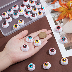 30 Stück 3 Farben Harzauge mit blutunterlaufenem Accessoire für Puppenaugenherstellung&nbsp;DIY-PH0029-67