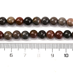 Natürliches Bild Jaspis Perlen Stränge&nbsp;G-H037-A01-01