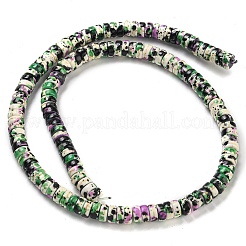 Fili di perline sintetiche color turchese per la cottura&nbsp;G-H060-02B-05