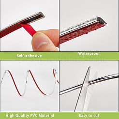 2 Rolle selbstklebende flexible PVC-Formteile&nbsp;FIND-CP0002-59C