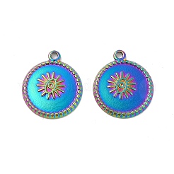 Pendentifs en acier inoxydable 304 avec placage ionique (IP) et montures en strass&nbsp;STAS-B032-09MC
