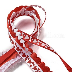 10 Yards 5 Stile Valentinstag Polyesterbänder&nbsp;X1-OCOR-Q026-01