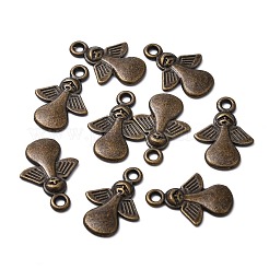 Pendentifs en alliage d'ange de style tibétain&nbsp;TIBEP-A579-AB-NR