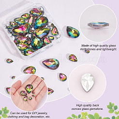94 cabochon di strass in vetro stile 6 pezzi&nbsp;GLAA-FG0001-15