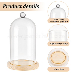 Couvercle de dôme en verre&nbsp;AJEW-WH0348-293G