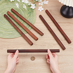 Baguettes en bois rondes cirées&nbsp;WOOD-OC0004-42B