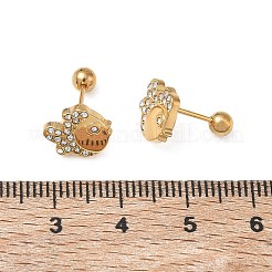 Boucles d'oreilles en acier inoxydable 304&nbsp;SA-CBA1F7E-01G-08