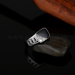 Bagues en alliage micro pavé de zircones cubiques pour hommes&nbsp;FS-WGE231C-05