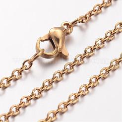 Collar de acero inoxidable 304 con revestimiento iónico (IP)&nbsp;MAK-K004-06G