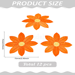 12 pieza de hilo de bordar de tela para planchar o coser parches&nbsp;PATC-LP0001-23