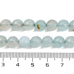 Brins de perles d'agate naturelle (teintes et chauffées)&nbsp;G-G079-A08-03