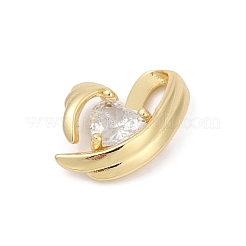 Pendentifs en laiton zircon cubique pavé&nbsp;KK-U062-32G