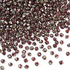 Picasso Backfarbe Glas Saatperlen Perlen&nbsp;SEED-TA0001-62K