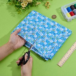 Tissu en coton à motif de fleurs&nbsp;DIY-WH0591-275C