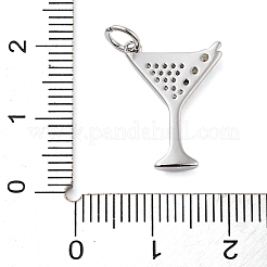 Cremagliera placcatura micro ottone spianare pendenti zirconi&nbsp;X-KK-NH0003-02P