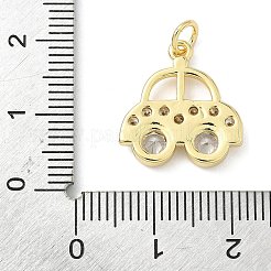 Colgante micropavé cubic zirconia de latón&nbsp;KK-Z120-37G