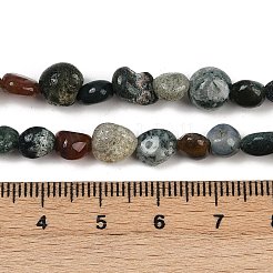 Chapelets de perles en agate indienne naturelle&nbsp;G-Q060-D08-01