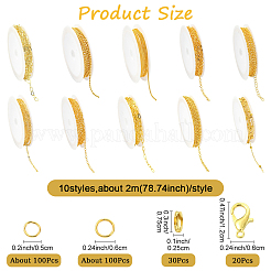 Messingketten-Kits&nbsp;DIY-YW0017-81
