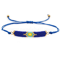 Pulseras de eslabones con cuentas de vidrio&nbsp;ZX2493-3