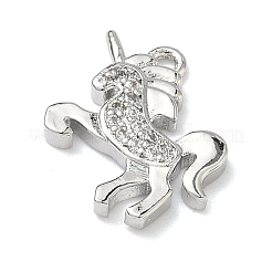 Ottone micro spianare pendenti zirconi&nbsp;KK-I476-25B-P01
