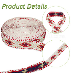 10 Yards Stickerei-Polyesterbänder&nbsp;OCOR-GF0004-85B