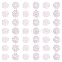 HOBBIESAY 1 Strand Natural Rose Quartz Beads Strands 4-4.5mm 150pcs Gemstone Disc Loose Beads Flat Round Large Hole Stone Loose Beads for DIY Jewelry Making, Hole: 0.9mm