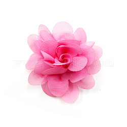 Accessoires de costume de dentelle, fleur, rose chaud, 50mm