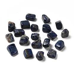Perle di sodalite naturale, Senza Buco, pepite, pietra burrattata, pietre curative per il bilanciamento di 7 chakra, cristalloterapia, meditazione, reiki, gemme di riempimento del vaso, 16~36x12~30.5x3.5~25mm