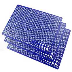 Tapete de corte de plástico a4, tabla de cortar, para el arte artesanal, Rectángulo, azul pizarra oscuro, 22x30 cm