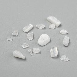 Perle di trucioli di pietra di luna bianca naturale, Senza Buco / undrilled, 3~9x1~4mm
