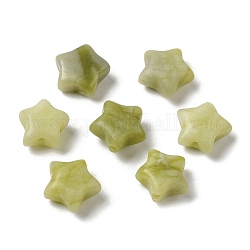 Jade xinyi naturel / perles de jade du sud chinois, étoiles du nord, 10.5~11x11~12x6mm, Trou: 1.4mm