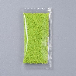Polvo de musgo decorativo, para terrarios, relleno de material de resina epoxi diy, amarillo verdoso, bolsa de embalaje: 125x60x8 mm