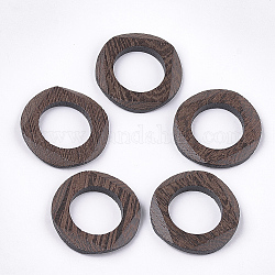 Wenge Holz Verbindungsringe, ungefärbt, Ring, Kokosnuss braun, 38.5x4~5 mm, Innendurchmesser: 23 mm