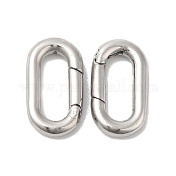 304 anello a molla in acciaio inossidabile, colore acciaio inossidabile, 18.5x10x3mm