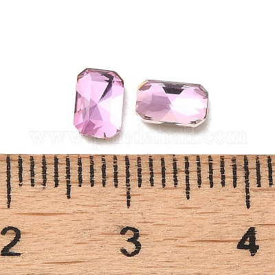 Cabochons de strass en verre&nbsp;RGLA-P037-04A-D223-1