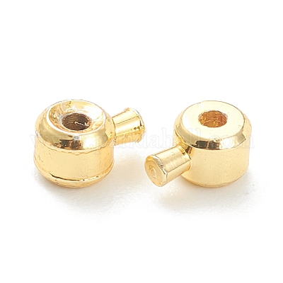 Messing Crimpperlen&nbsp;X-KK-F826-03G-1