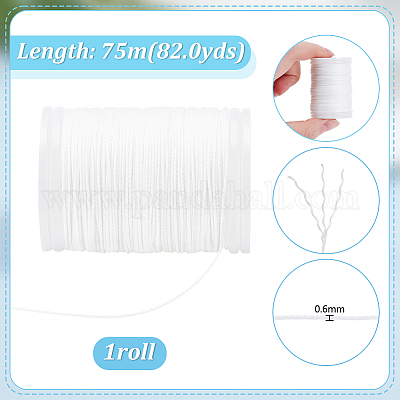 Fili da cucito rotondi in poliestere&nbsp;OCOR-WH0108-39A-1