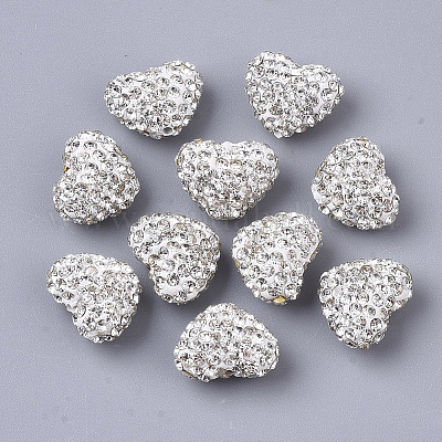 Polymer Ton Strass Perlen&nbsp;RB-S055-26A-03-1
